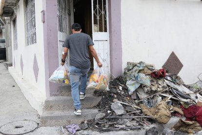 La emergencia ocurrió a las 19:15 del sábado, en una vivienda de la cooperativa Hogar de Nazareth.