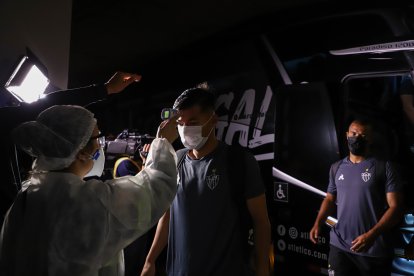 Alan Franco jugador ecuatoriano del Atlético Mineiro.