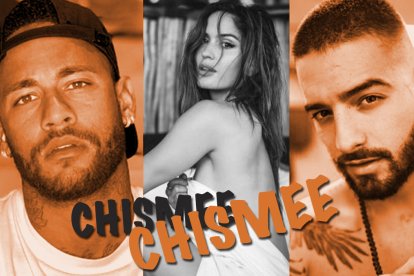 Son tendencias mundial, Neymar, Natalia Barulich y Maluma.