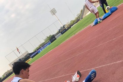 Fernando Gaibor trabaja con Guayaquil City, con el permiso del DT Pol Gavilánez