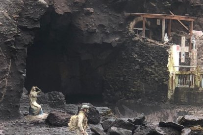 La búsqueda del ecuatoriano Juan Carlos Villalba se intensificó en el sector de la playa La Escondida, 
en Lima, Perú.