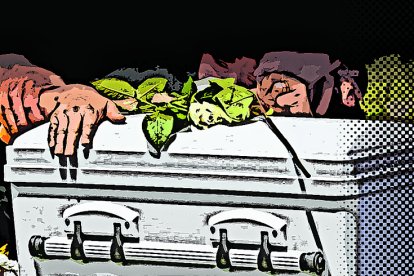 La inocente bebé recibió un golpe en la cabeza.