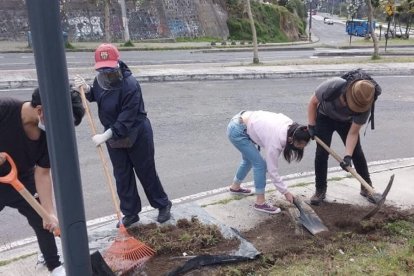 Los chicos deben cumplir varias horas de trabajo comunitario.