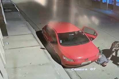 Vídeos se seguridad registraron el momento en que Roberto Malta Ziade fue arrollado.