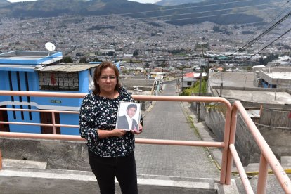 La calle con el nombre del chico queda a tres cuadras de su casa en La Argelia, sur de Quito.