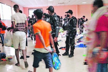 El pasado 5 de septiembre se realizó el traslado de Los Lagartos, con fuerte resguardo policial.