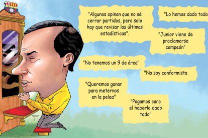 Las verdades del DT de Barcelona, Fabián Bustos.