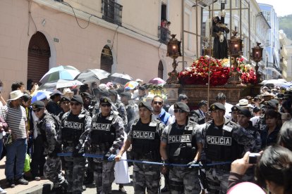 La procesión de Jesús del Gran Poder es uno de las jornadas de fe más representativas en Quito