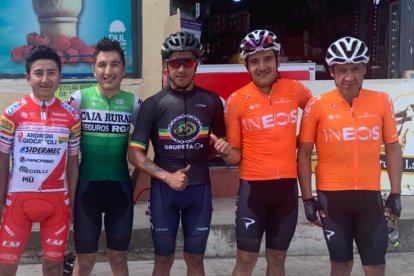 Richard Carapaz y Jorge Montenegro mantienen una gran amistad.