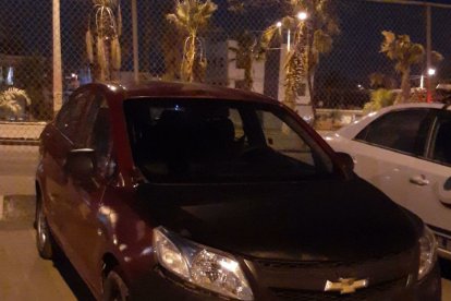Uno de los vehículos recuperados por la Policía Judicial
