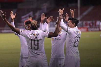 Liga de Quito volvió a ganar y es el puntero de su grupo en Copa Libertadores.