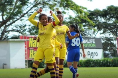 Jhojandry Monsalve la capitana de Barcelona que se mandó dos golazos.