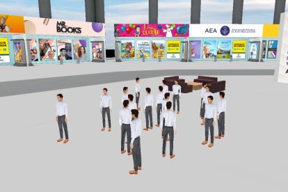 Así se ve la plataforma, una vez que el usuario se registra y se le asigna un avatar.