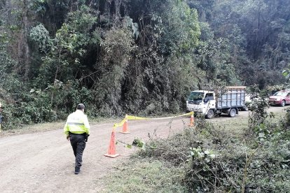 El cadáver fue encontrado en una quebrada del sector de Alpachaca Multitud.