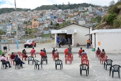 Uno de los puestos de triaje se ubicó en la Argelia, donde fueron atendidos 75 pacientes al día.