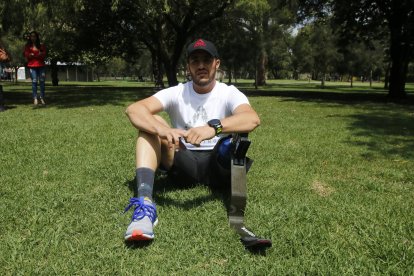 Pablo Vallejo ha enfocado sus entrenamientos para mejorar en atletismo y ciclismo.