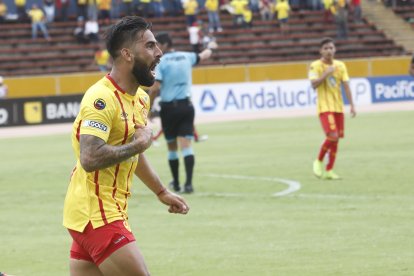 Maxi Barreiro regresa al Aucas, cuadro en el que militó la temporada anterior y con el que anotó cinco goles.