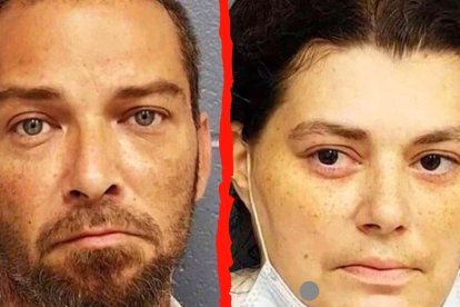 Mary Katherine Horton, 37, y Joey Yozviak, 38, padres de la niña que murió luego de estar tres años infestada de piojos.