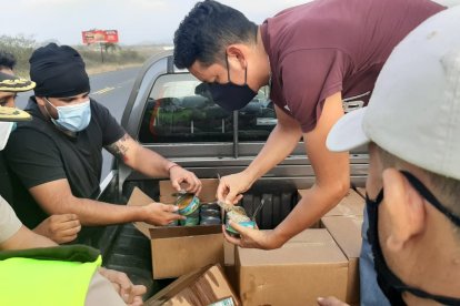 La droga salió la tarde del viernes desde tierras manabitas.