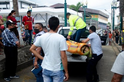 José Luis Romero Pilay fue encontrado sin vida sobre una colchoneta.