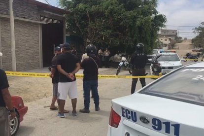 En este sitio se suscitó el delito la mañana de hoy.