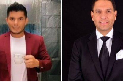 El presentador Mauricio Herrera (iz.) está demandado por el empresario Darío Burbano.