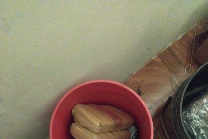 Supuestamente estos paquetes se hallaron en la casa del fallecido.