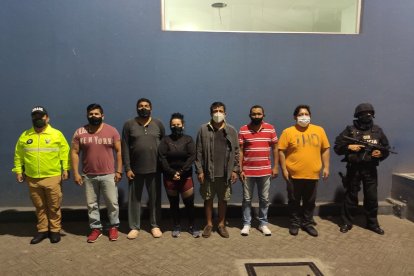 Los detenidos fueron puestos a órdenes de las autoridades.