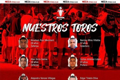 Neza FC difundió la lista de sus refuerzos y allí aparece Narciso Mina