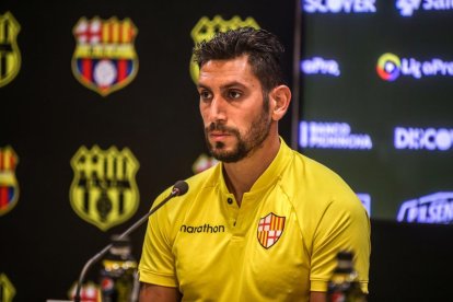 Bruno Piñatares marcó el gol que le dio los tres puntos a Barcelona.