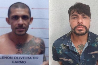 El antes y el después del aprehendido.