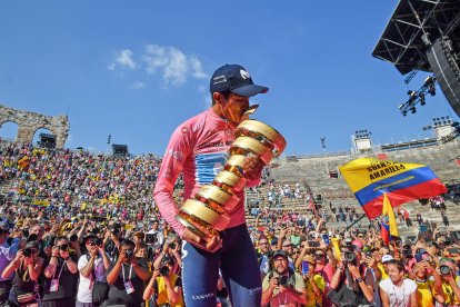 Richard Carapaz ganó el Giro de Italia 2019.