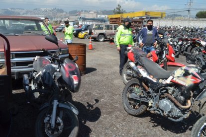 La mayoría de vehículos fueron reportados como robados.