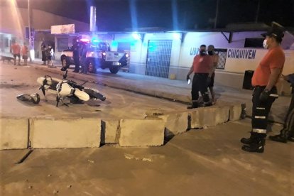 Henry Bolívar Chillogalli iba a preparar encebollado para vender cuando se accidentó.