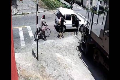 Imágenes antes del impacto.