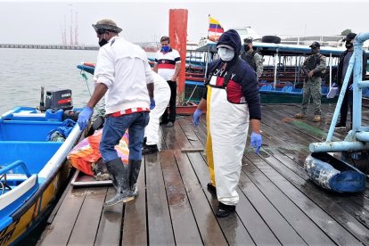 Pescadores de Puerto Bolívar encontraron el cadáver.