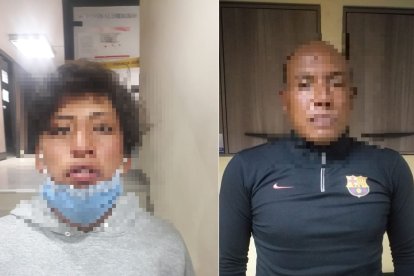 Los sospechosos arrojaron las cosas robadas cuando la víctima los reconoció.