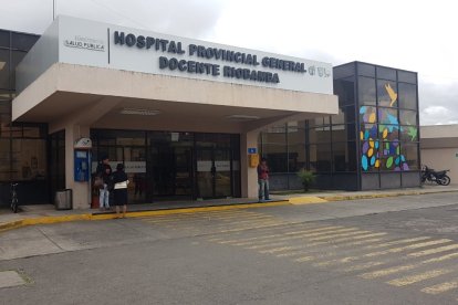 Los dos menores se encuentran asilados en el hospital de Riobamba.
