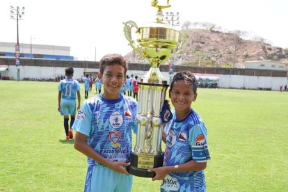 José y Jeremías Narváez fueron pieza clave en el equipo Ferroviario Sub 14.