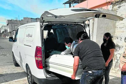 Los cadáveres de los niños fueron llevados a Yaruquí para la velación y el sepelio.