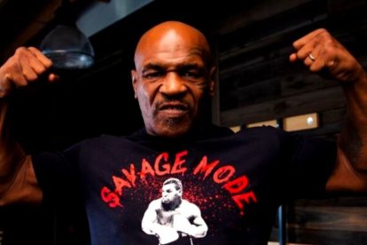Mike Tyson, en una fotografía reciente que muestra su estado físico.