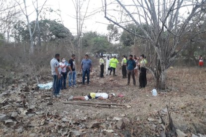 Así encontraron el cuerpo de Bryan Intriago Franco.