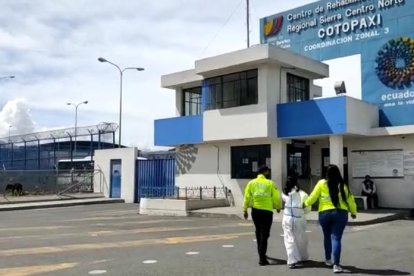 La mujer fue llevada al Centro de Rehabilitación Social de Cotopaxi.