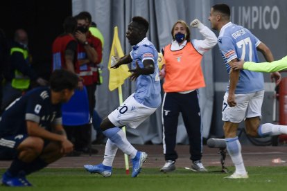 Felipe Caicedo anotó el gol del empate de la Lazio ante Juventus.