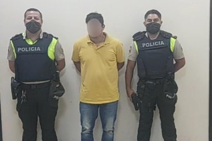 Israel Nivelo Cuadrado fue detenido la tarde del sábado.