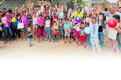 En la fiesta de Navidad del año pasado, la cual espera replicar en el 2020, pero aplicando el protocolo sanitario.