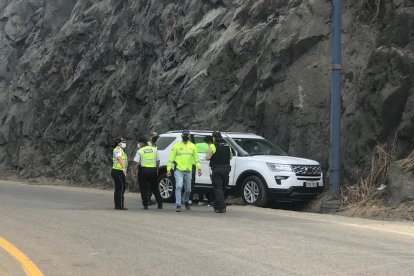 En este vehículo se movilizaba el ciudadano cuando le cayeron a bala.