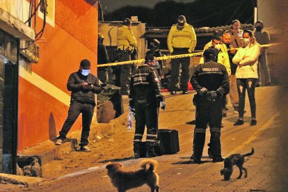 Los uniformados investigan un supuesto ajuste de cuentas.