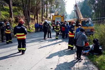 Doce personas resultaron heridas en el siniestro.