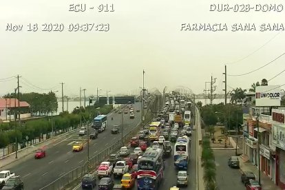El incidente ocurrió a las 08:58 de este miércoles, según reportó el ECU-911.